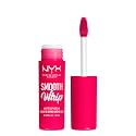 NYX PROFESSIONAL MAKEUP Smooth Whip Matte Lip Cream, Long Lasting, Moisturizing, Vegan Liquid Lipstick - Pillow Fight (Hot Fuschia)