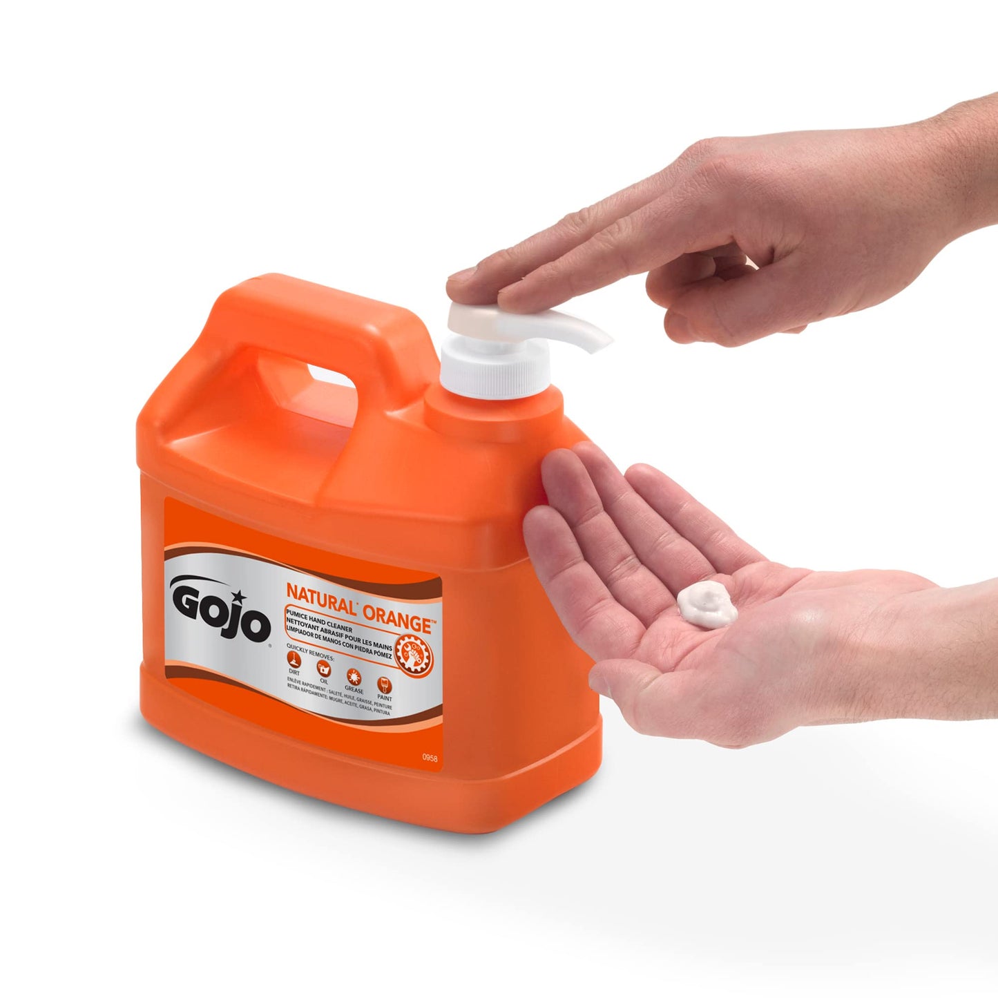 Gojo Natural Orange Scent Pumice Hand Cleaner 0.5 gal.