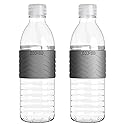Copco Hydra Water Bottle with Spill-Resistant Lid, 16.9 oz (Set of 2) - Reusable Tritan Non-Slip Sleeve, Twist-Open Body - BPA-Free, Leak-Proof