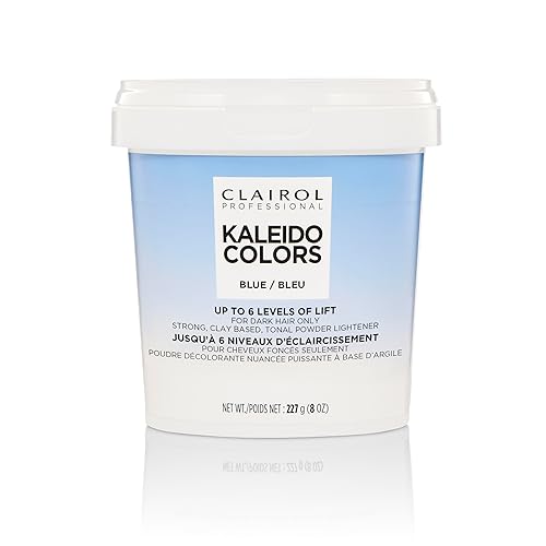 Clairol Professional Kaleidocolors, Blue Tub, 8 oz. Hair Lightener for Dark Hair