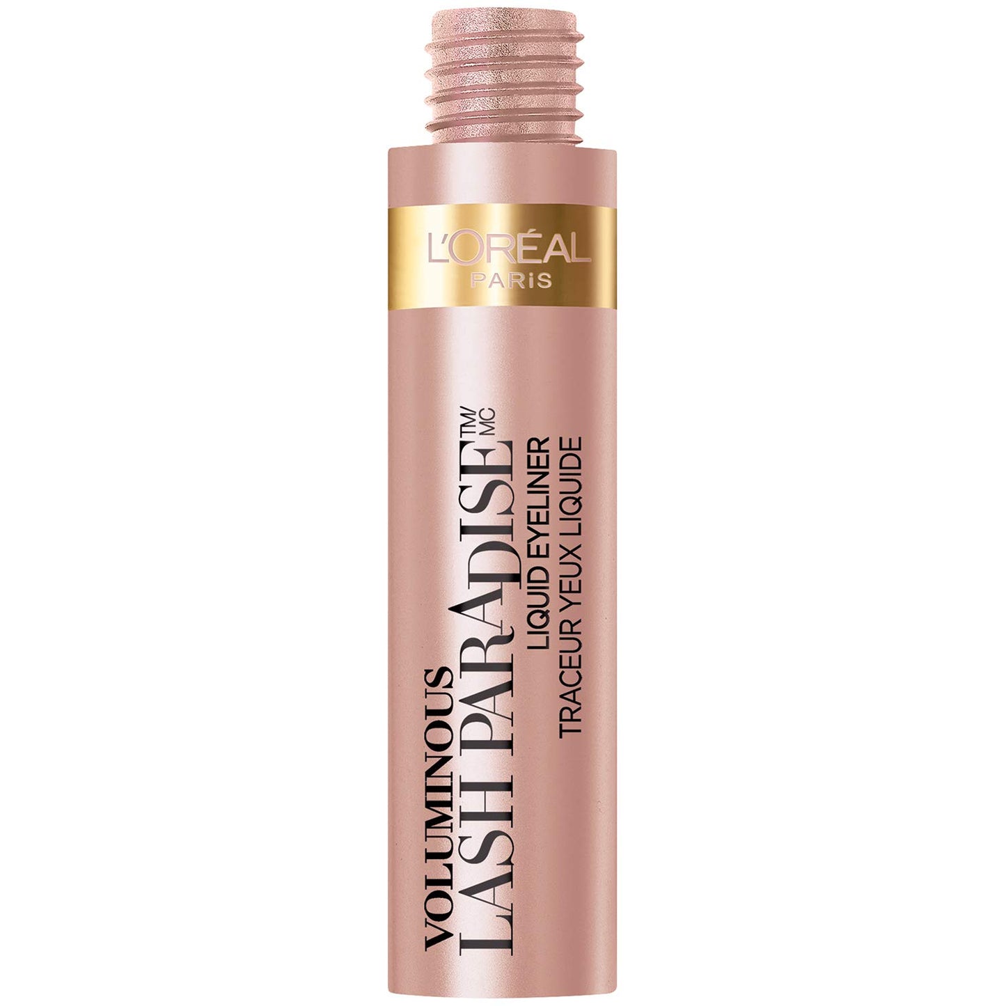 L'Oreal Paris Cosmetics Voluminous Lash Paradise Liquid Eyeliner, Rose Gold, 0.05 Fluid Ounce