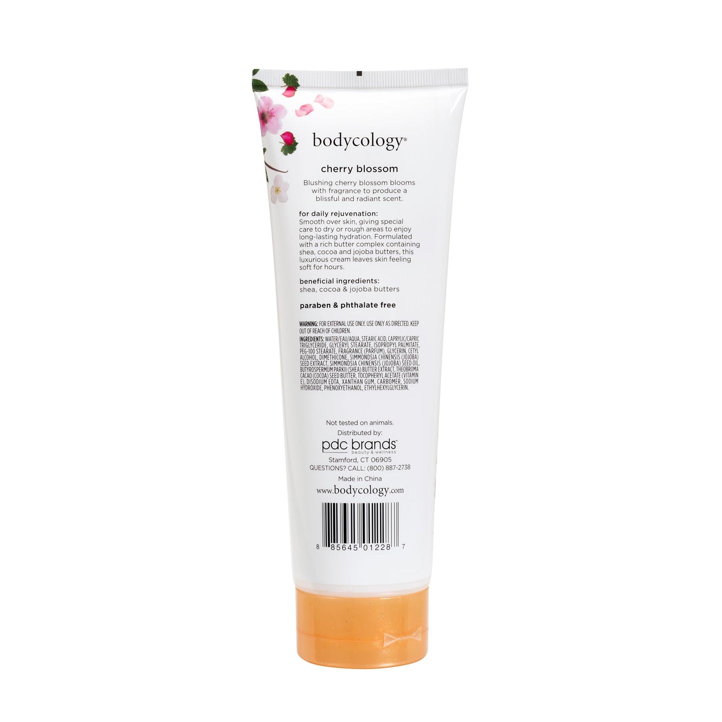 Bodycology Cherry Blossom Moisturizing Body Cream for Women, 8 Ounce (455004106)