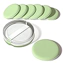 MOHOPE 8Pcs Air Cushion Makeup Sponges for Foundation with Portable Box | Latex-Free Blending Sponge for Liquid, Cream, Foundation and Powder | Round