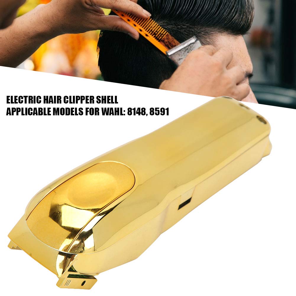 Rotekt1740 Hair Clipper Housing Cover, Hair Clipper Replacement Cover, Electric Hair Cutter Trimmer Cover Shell for 8418/8591 (Gold) Beauty and Personal Care Rotekt1740
