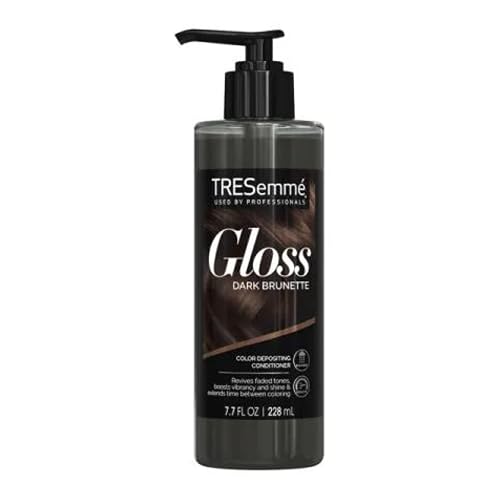 Tresemme Gloss Dark Brunette Provides 3-Minute Results in Shower Color Enhancing, 7.7 fl oz