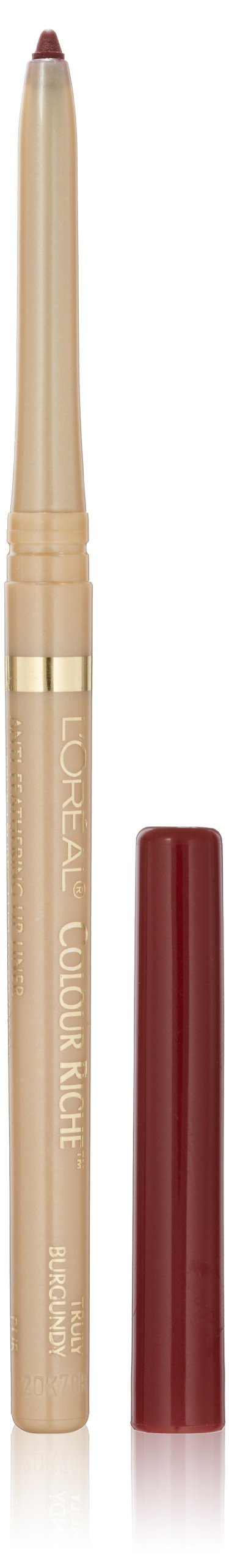L'Oréal Paris Colour Riche Lip Liner, Truly Burgundy, 0.007 oz.