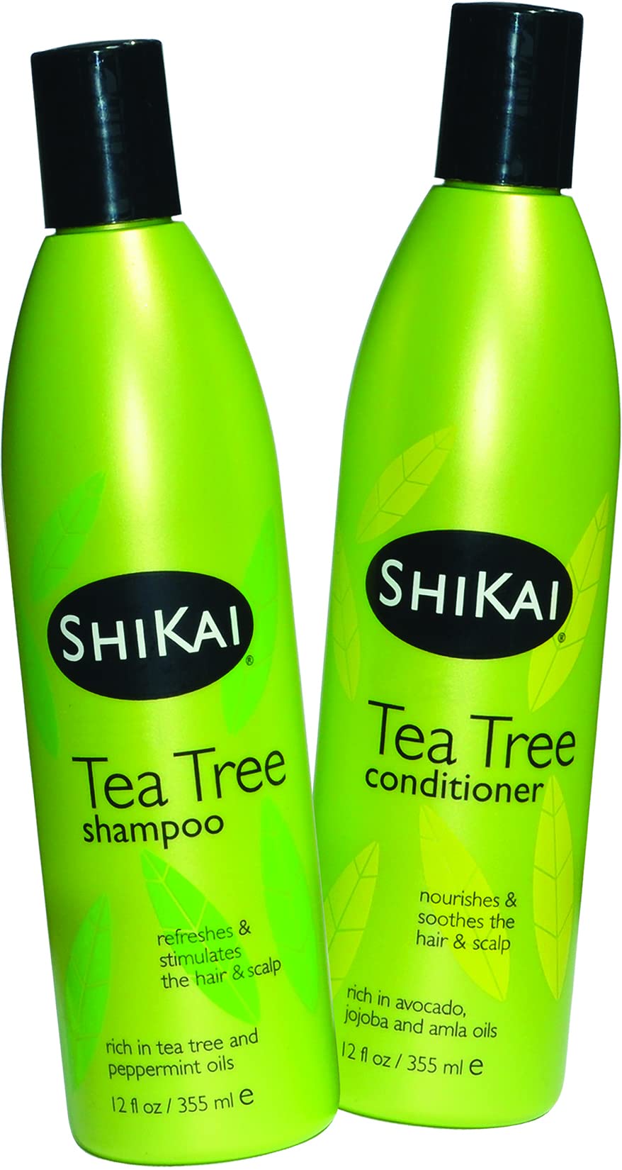 ShiKai Tea Tree Shampoo (12oz, Pack of 2) With Peppermint & Tea Tree | Refresh & Stimulate Your Scalp | Soap Free Alternative | Moisture for Daily Use