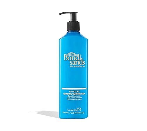 Bondi Sands Everyday Gradual Tanning Milk | Long-lasting, Tanning Body Moisturizer Enriched With Aloe Vera and Vitamin E for Glowing Skin, 12.68 Fl Oz