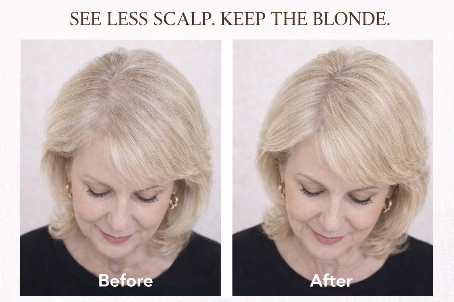 diCESARE NEW Blonde Hair Building Fiber - Fuller, Thicker Looking - Natural Coverage for Fine & Thinning Blonde Hair NOW IN 2 SIZES