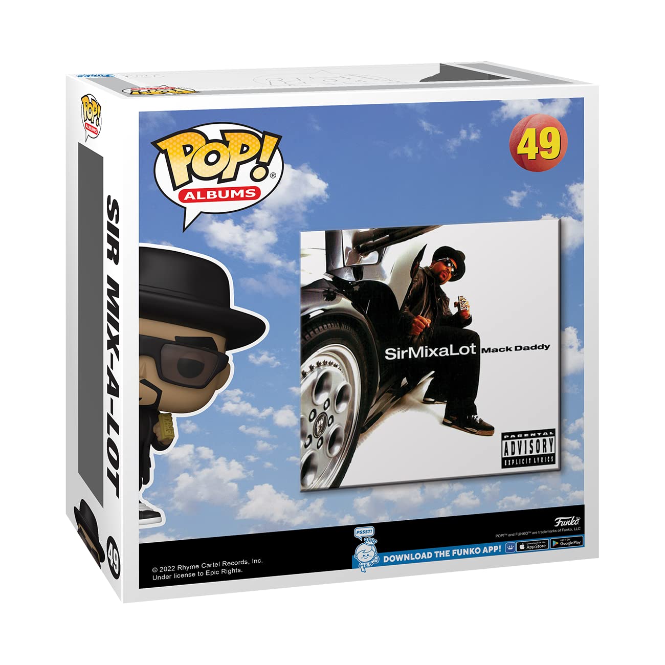 Funko POP! Albums: Sir Mix-a-Lot - Mack Daddy - Music - Collectable Vinyl Figure - Gift Idea - Official Merchandise - for Kids & Adults - Music Fans…