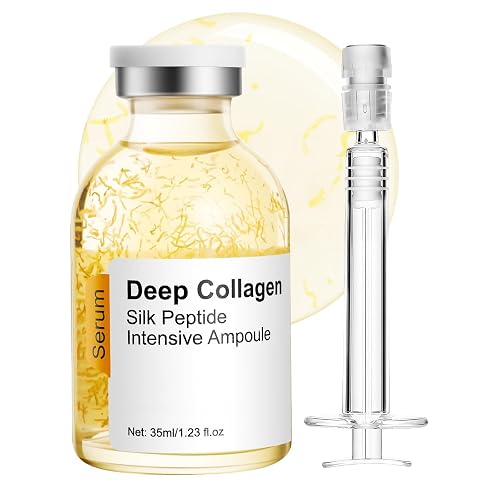 Silk peptide serum for face Deep Collagen Silk Peptide Intensive Lifting Serum ampoule?korean skin care Anti Aging Serum for Face Tightening