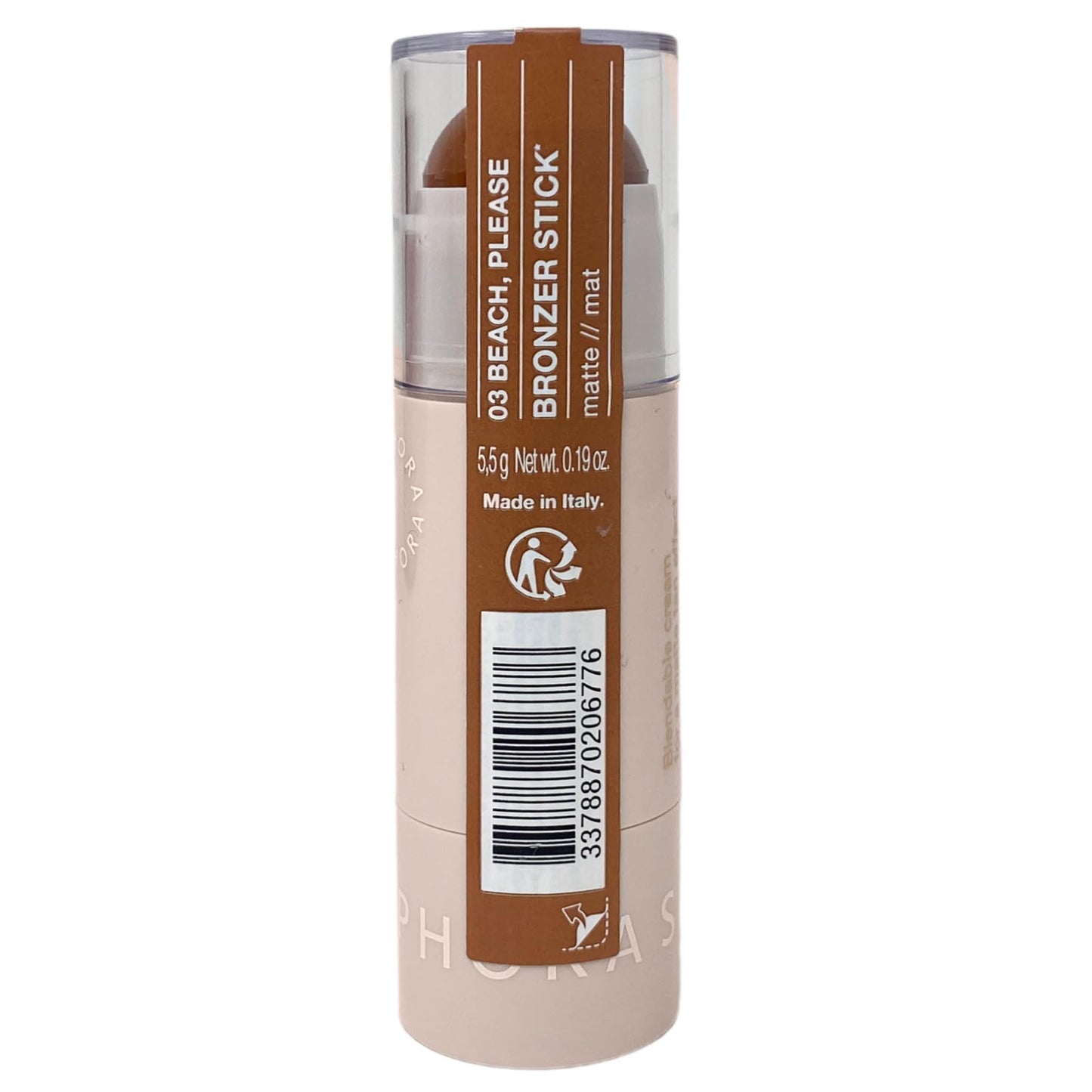 Sephora Collection Cream Bronzer Stick - 03 Beach, Please (medium bronze w/warm undertones), 5.5 g / 0.19 oz