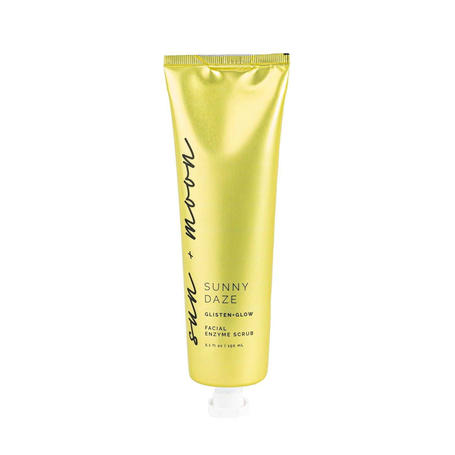 sun + moon Facial Exfoliator Papaya Enzyme Face Mask Scrub Gel Hydrating Rejuvenating Antioxidant with Pineapple and Mango, All Skin Type - 5.1 fl oz