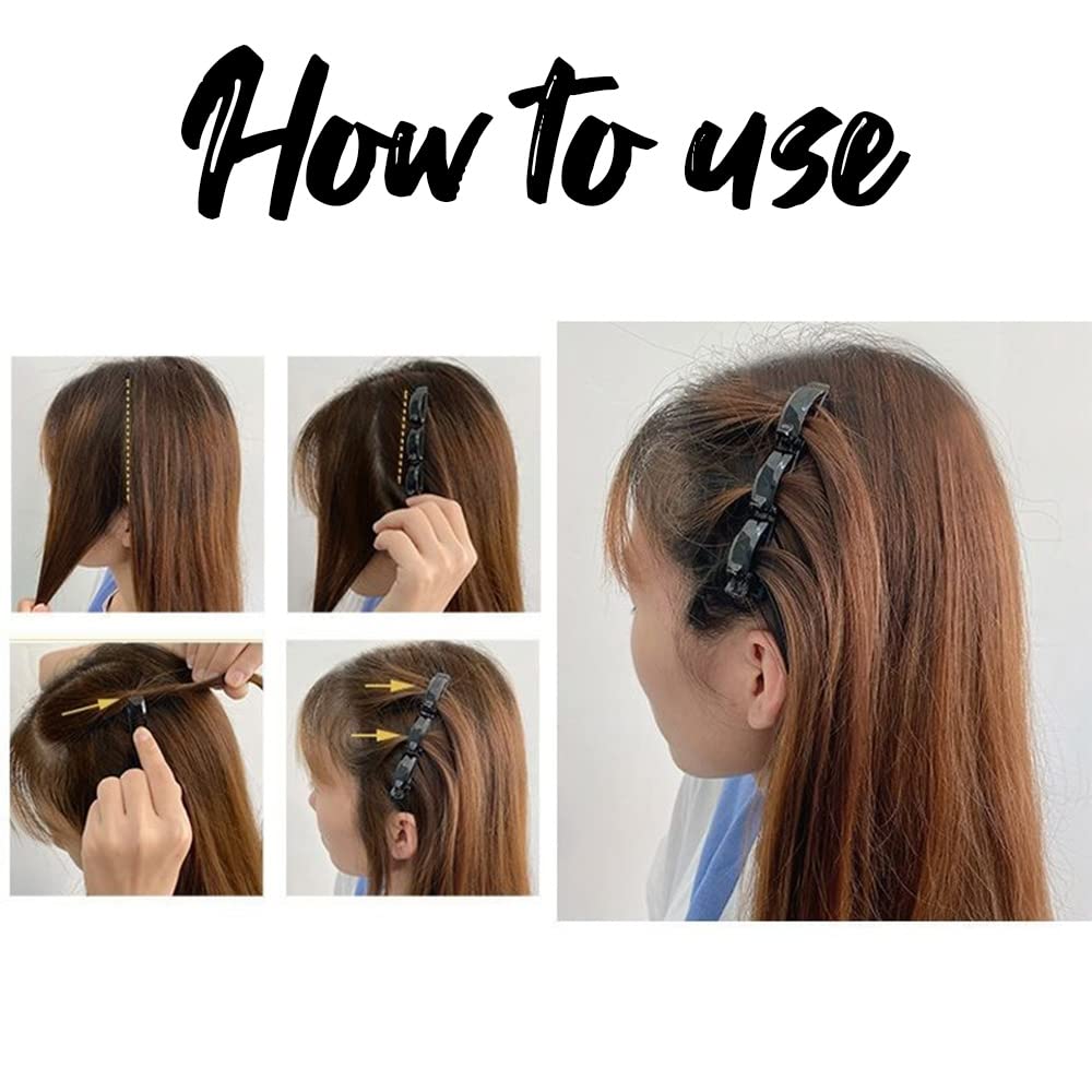 Hair Clip Sets for Women Braided Hair Clip for Girls Hair Styling Clips (Style1-2Pcs)