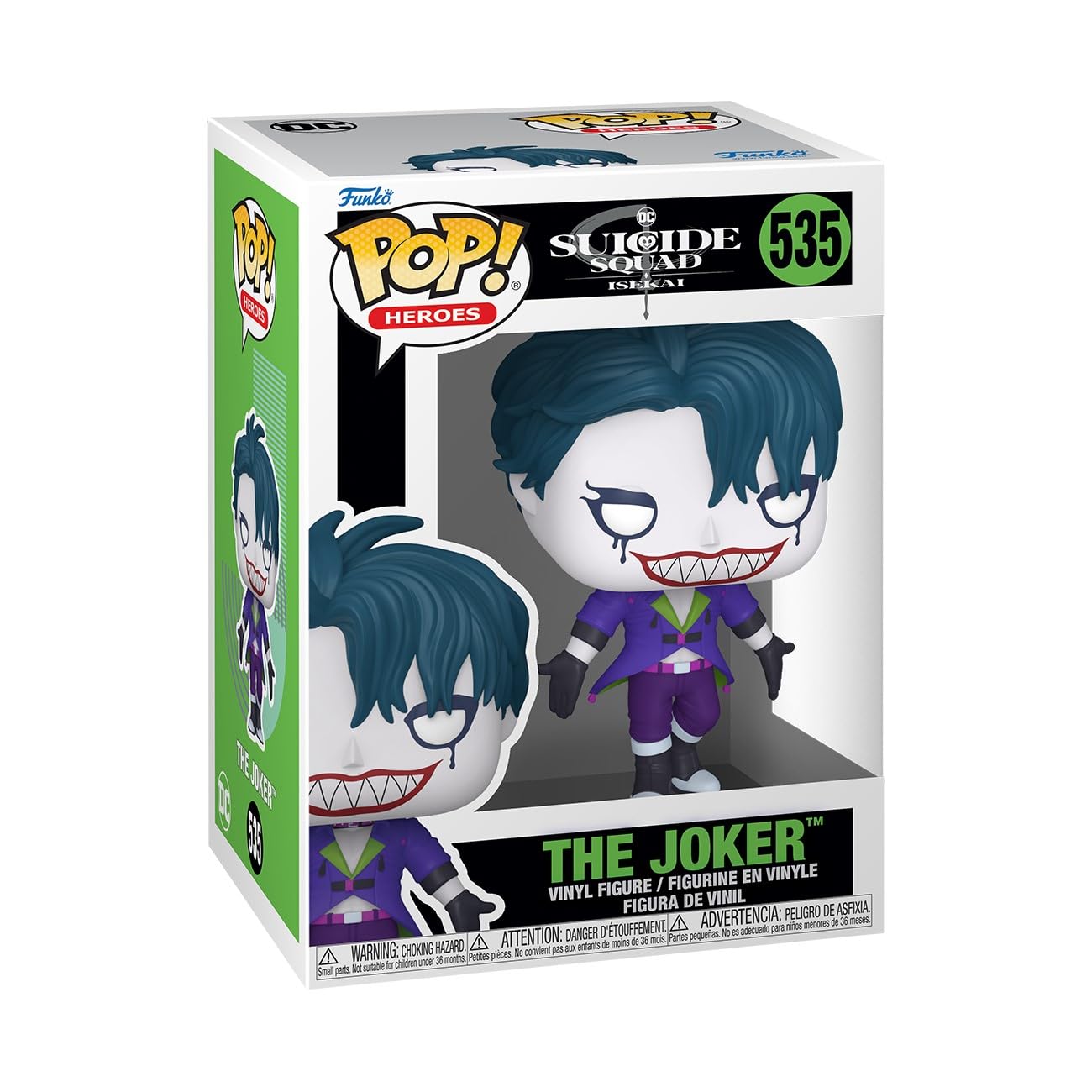 Funko Pop Animation: DC Suicide Squad Isakai - The Joker, 1/6 Odds for Rare Chase Variant - (Styles May Vary) - Suicide Squad Isekai - Collectable…