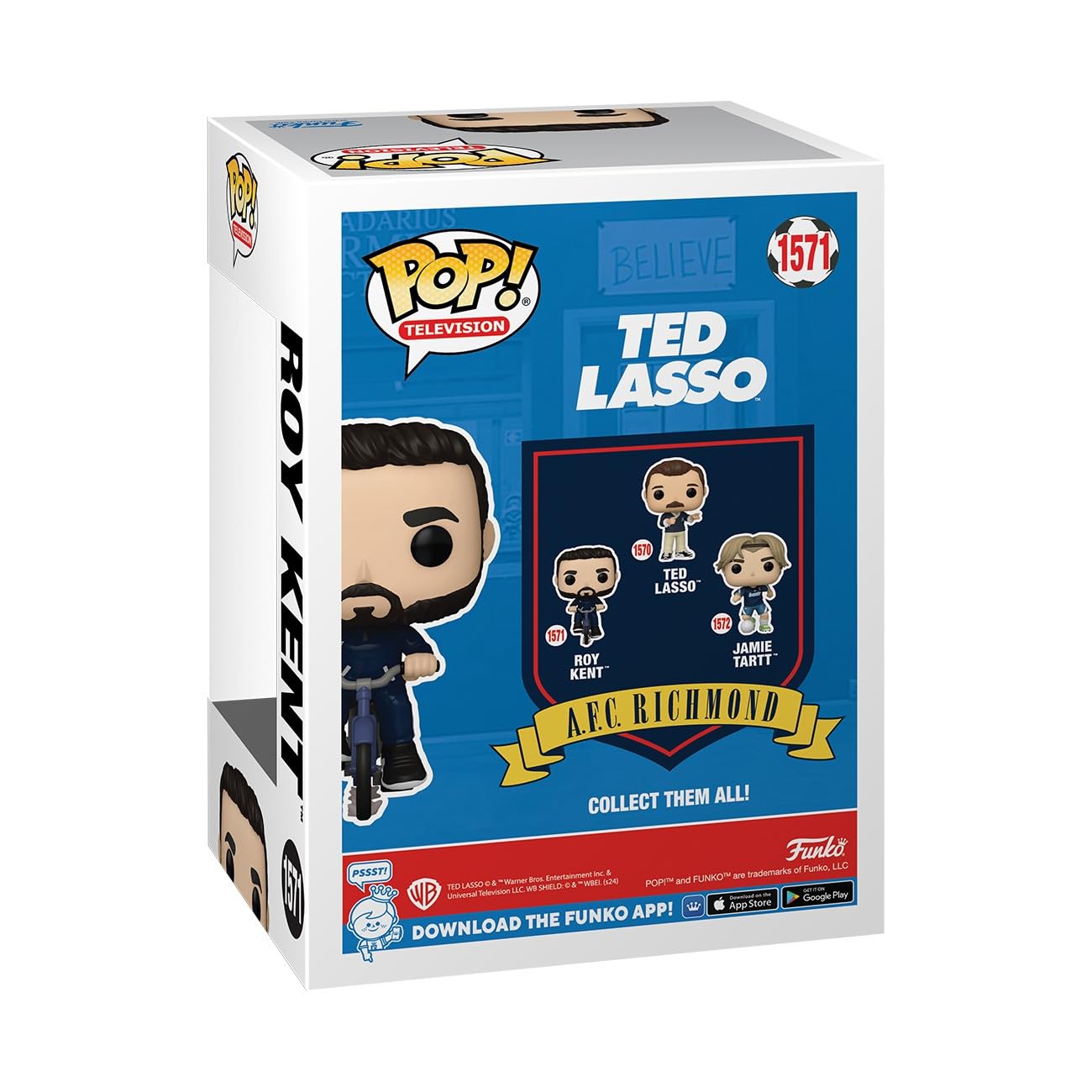 Funko POP! TV: Ted Lasso - Roy Kent on Bike - Collectable Vinyl Figure - Gift Idea - Official Merchandise - for Kids & Adults - TV Fans - Model…