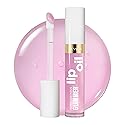 REVLON Super Lustrous Glimmer Lip Oil, Moisturizing & Tinted, Shiny Finish, Made with Plant-Based Squalane, 005 Vio-lit, 0.13 fl oz