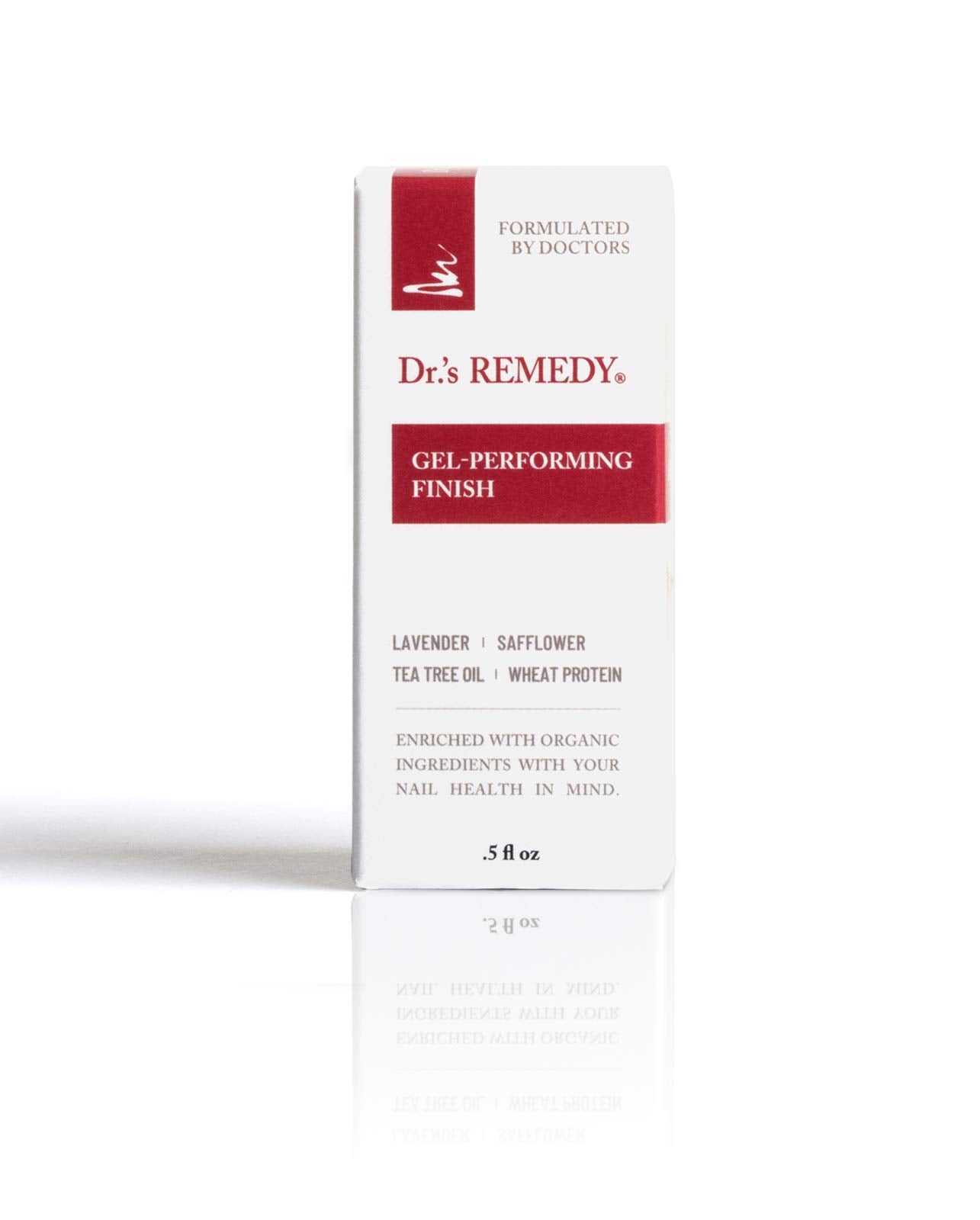 Dr.'s Remedy Nail Polish Treatment, Organic All Natural Non Toxic Nail Care and Strengthener - Calming Clear