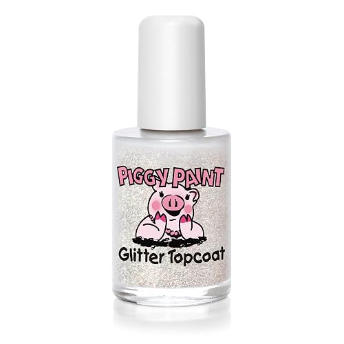 Piggy Paint Glitter Topcoat Nail Polish - 0.5 oz. Beauty & Personal Care Piggy Paint