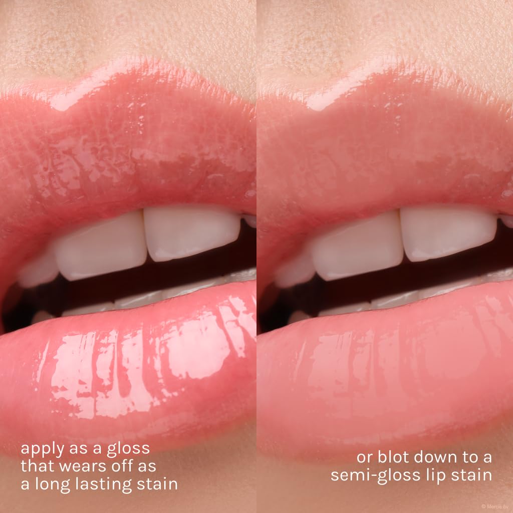 The Crème Shop Miffy Lip Stain, Glossy Finish, Long Wear, Formulated with Jojoba Oil, Sunflower Oil to hydrate, soothe, and moisturize lips, Korean