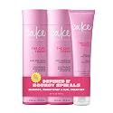 Cake Beauty Curl Friend Curl Defining Shampoo, Conditioner & Cream Set - Avocado & Argan Oil Curly Hair Products - Anti-Frizz, Cruelty Free & Vegan