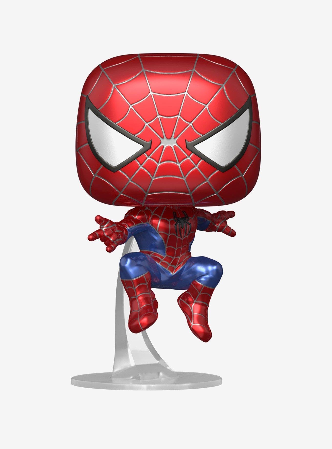 Funko Marvel Spider-Man: No Way Home Pop! Friendly Neighborhood Spider-Man Vinyl Bobble-Head Hot Topic Exclusive Multi None