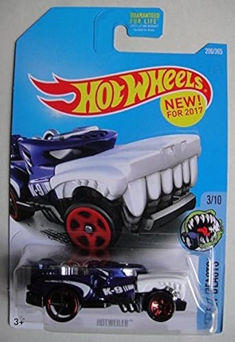 Hot Wheels 2017 Street Beasts Hotweiler 206/365, Blue