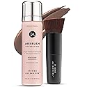 Jerome Alexander MagicMinerals AirBrush Foundation - 2 Piece Set with Airbrush Foundation and Kabuki Brush - Spray Makeup with Anti-aging Ingredients