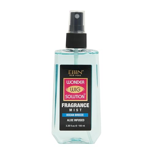 Wonder Wig Solution Fragrance Mist Ocean Breeze 3.38oz | Gives Moisture and Hydration to Hair with Aloe Infused Formula, Refresh the Wig, Eliminating