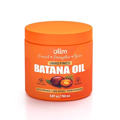 OLLM Raw Batana Oil for Hair Growth - 5oz Repair Damaged Hair Organic Formula from Honduras for Latina Women With Curly Hair Ages 25-35 - Wash Day