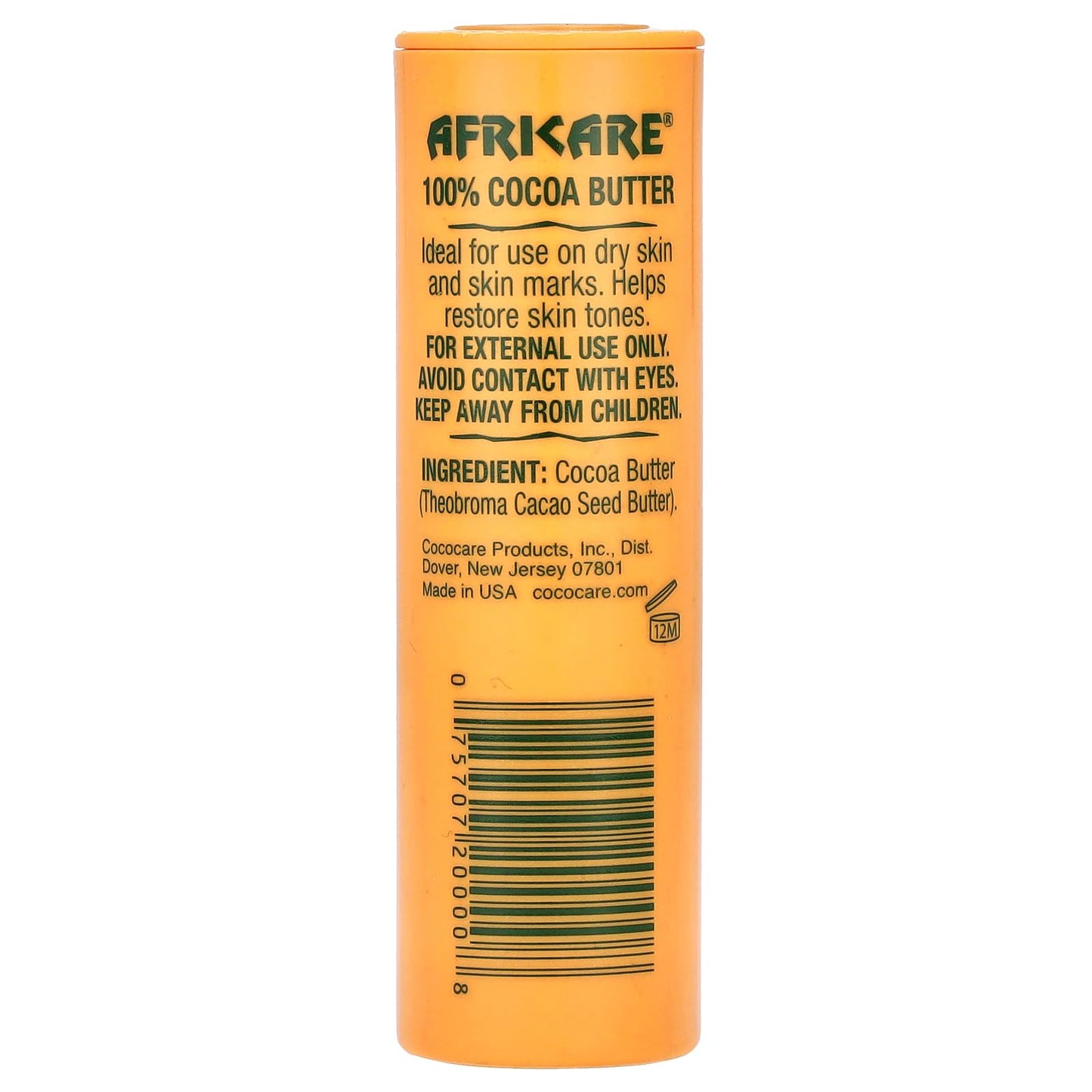 Africare 100% Cocoa Butter Stick 1oz, 1 Oz