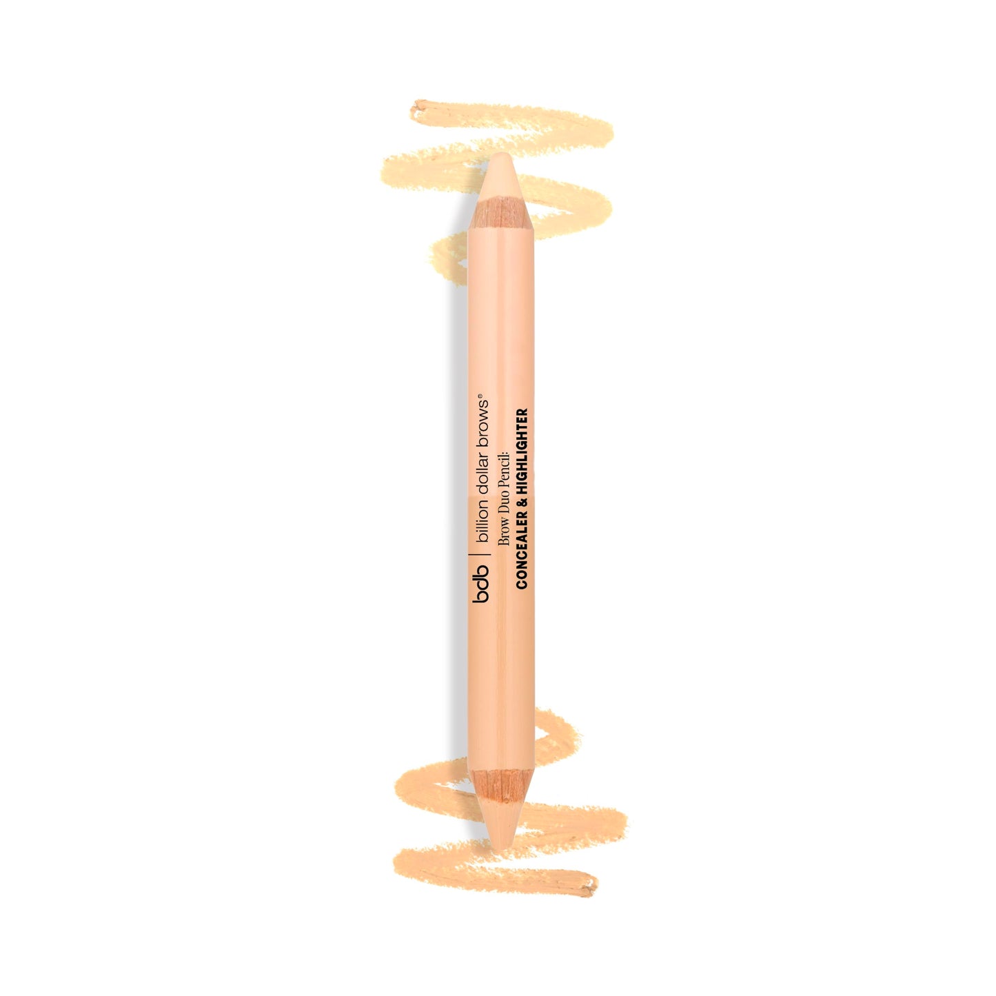 Billion Dollar Brows Duo Brow Highlighter & Concealer Pencil - 2-in-1 Creamy Formula for Lifting & Highlighting, Blendable Concealer & Buildable