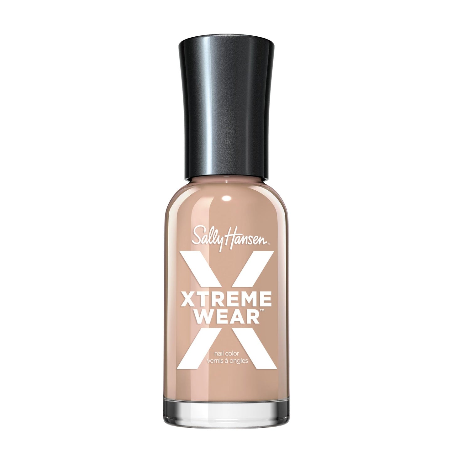 Sally Hansen Xtreme Wear Nail Polish, Streak-Free, Shiny Finish, Long-Lasting Nail Color, Bare it All, 0.12 fl oz
