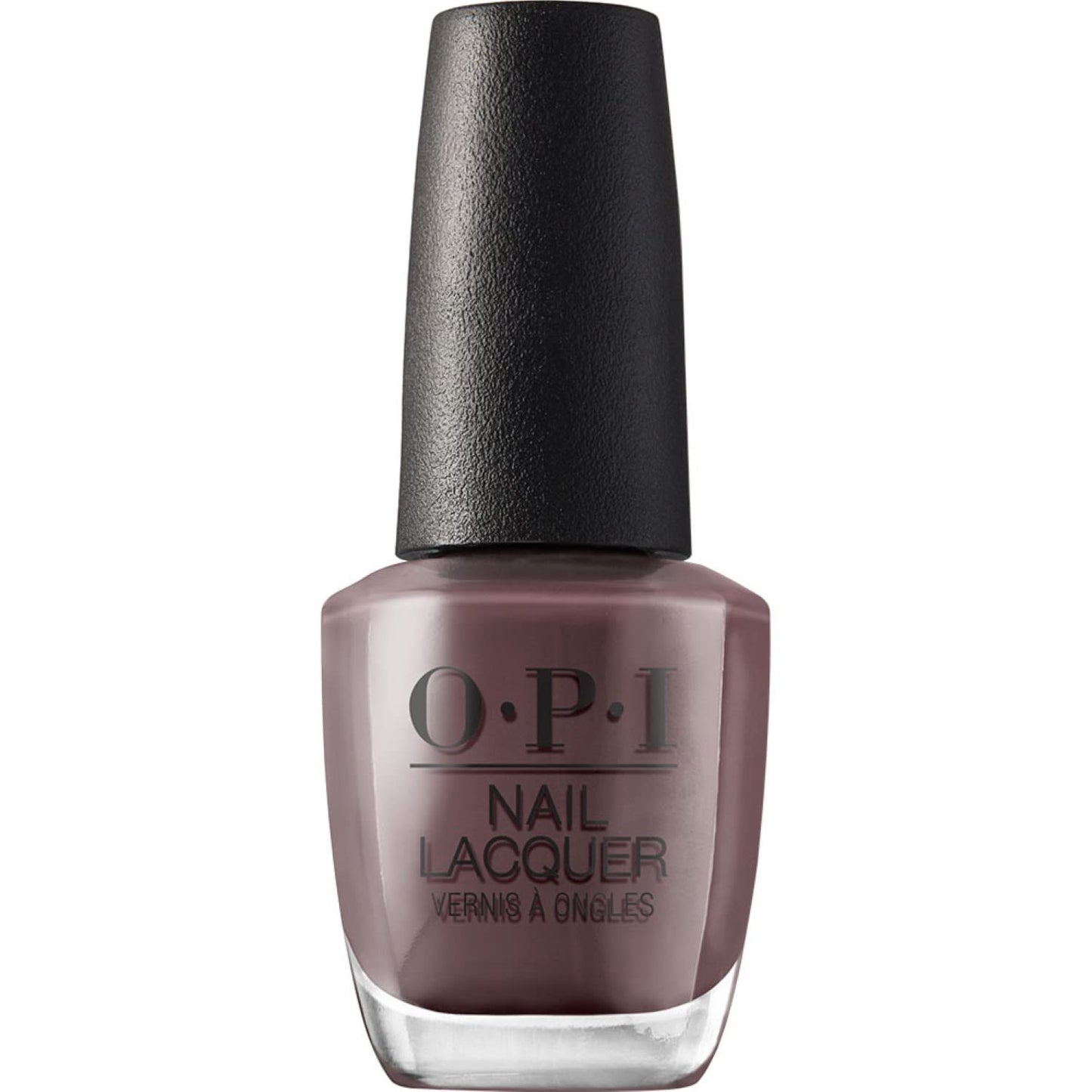 OPI Nail Lacquer You Don't Know Jacques! | Opaque Dark Brown Crème Chip Resistant Nail Polish | Vegan, Fast Drying, Streak Free