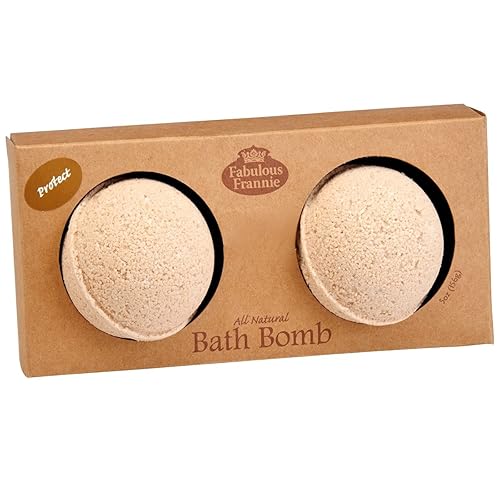 Fabulous Frannie Protect Bath Bombs Made with All Natural Undiluted Pure Essential Oils 2.5oz (Pack of 2)