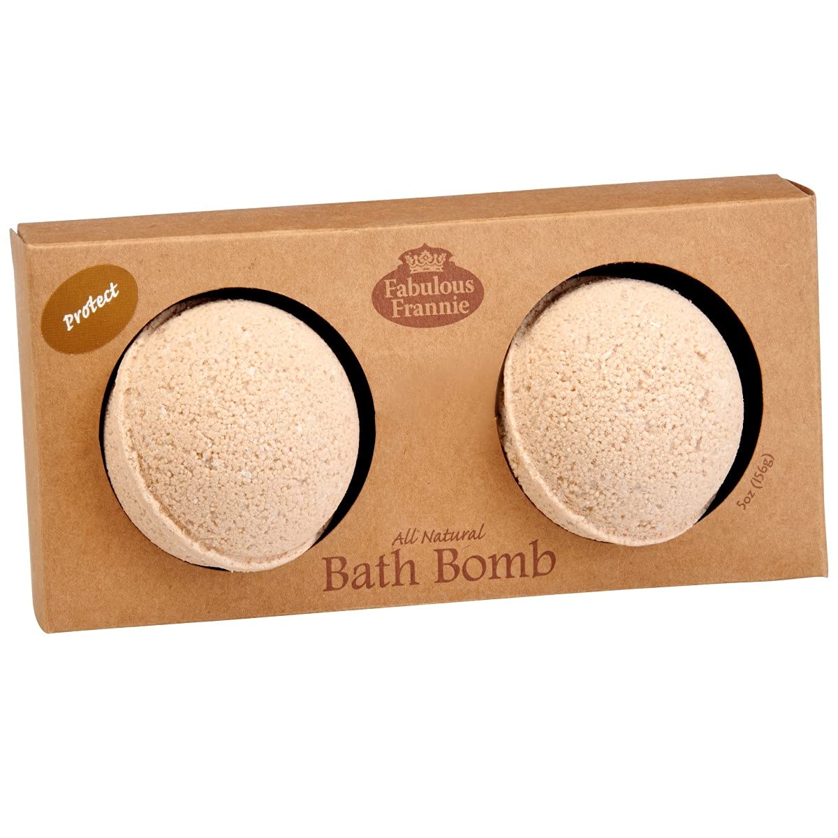 Fabulous Frannie Protect Bath Bombs Made with All Natural Undiluted Pure Essential Oils 2.5oz (Pack of 2)
