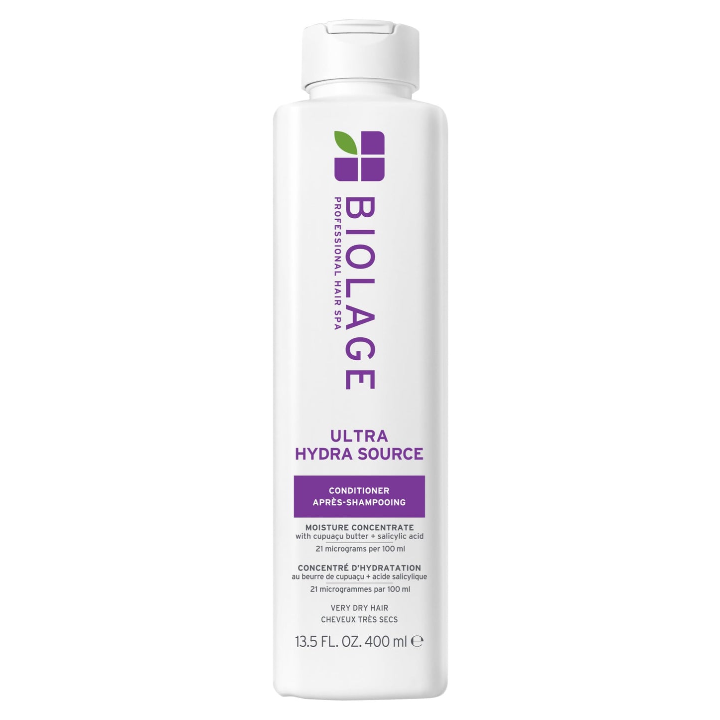 Biolage Ultra Hydra Source Conditioning Balm | Deep Hydrating Conditioner | Renews Hair's Moisture | For Very Dry Hair | Silicone-Free | Vegan | Salon