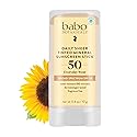 Babo Botanicals Daily Sheer Mineral Tinted Sunscreen Stick SPF50 - Natural Zinc Oxide - For Face - For all ages - EWG Verified - Water Resistant