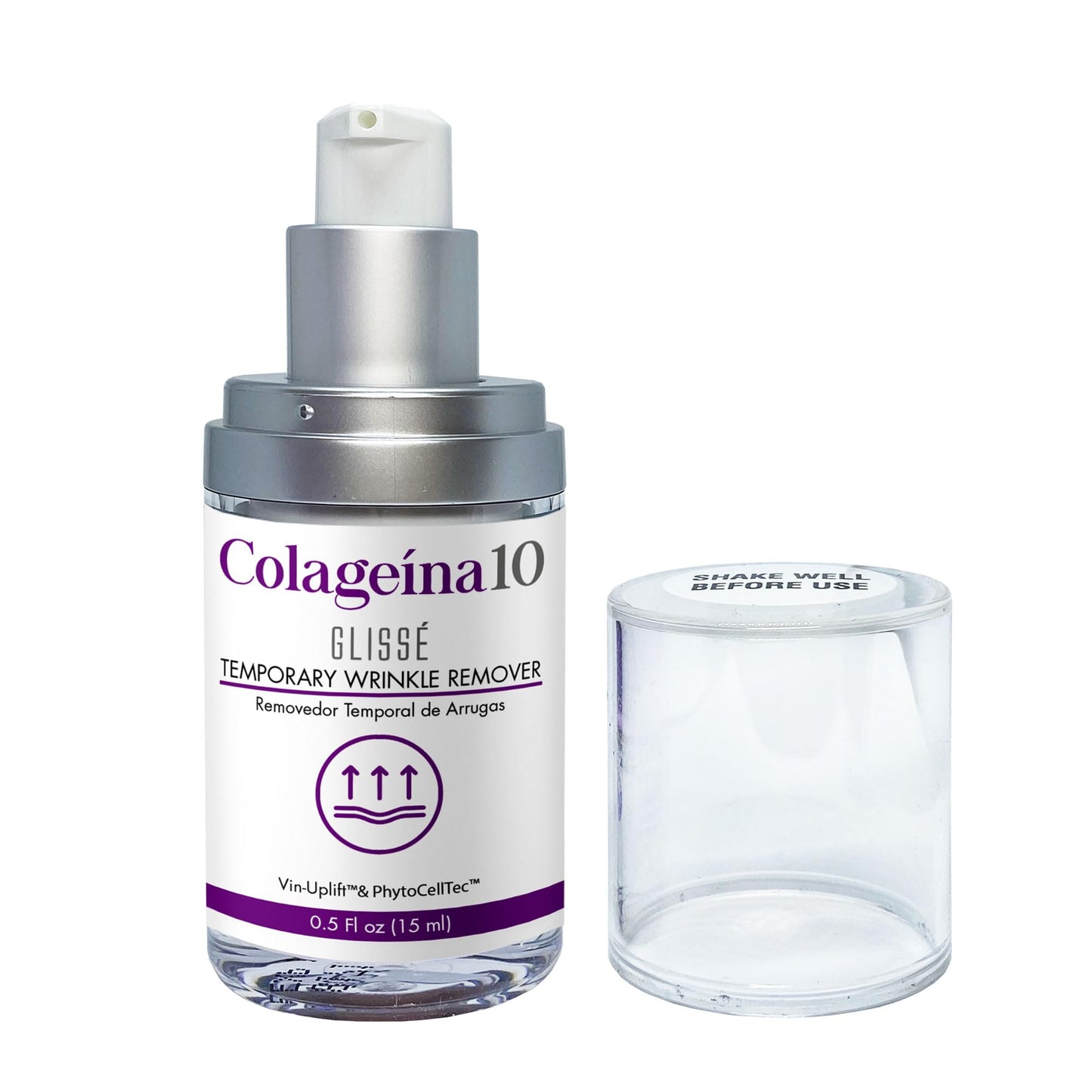Colageina 10 Glissé Temporary Wrinkle Remover - Powered by Vin-Uplift & PhytoCellTec - Reduce Fine Lines and Wrinkles in 90 seconds for up to 8 Hours