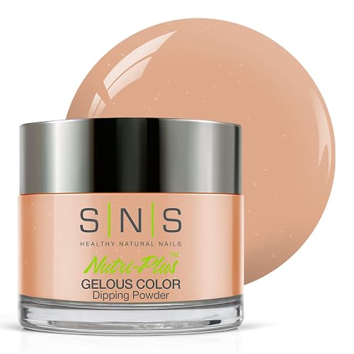 SNS Nail Dip Powder, Gelous Color Dipping Powder - Tan Merino (Natural/Nudes, Shimmer) - Long-Lasting Acrylic Nail Color & Polish Lasts 14 Days Beauty & Personal Care SNS Healthy Natural Nails