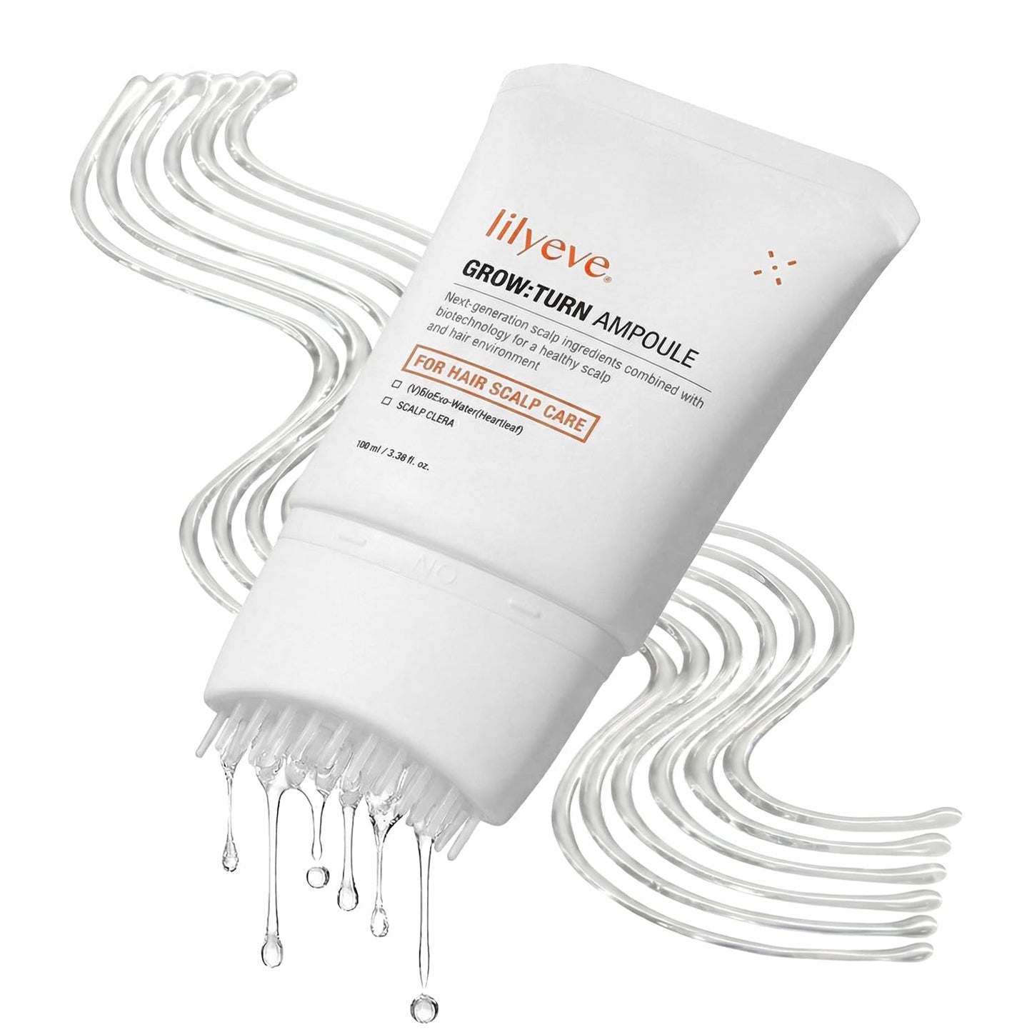 lilyeve GROWTURN Hair Growth Serum with Built-in Brush, Heartleaf-Derived Exosomes to Revitalize, Scalp Massager, Korean Hair Care, 3.38 fl. oz. Beauty and Personal Care lilyeve