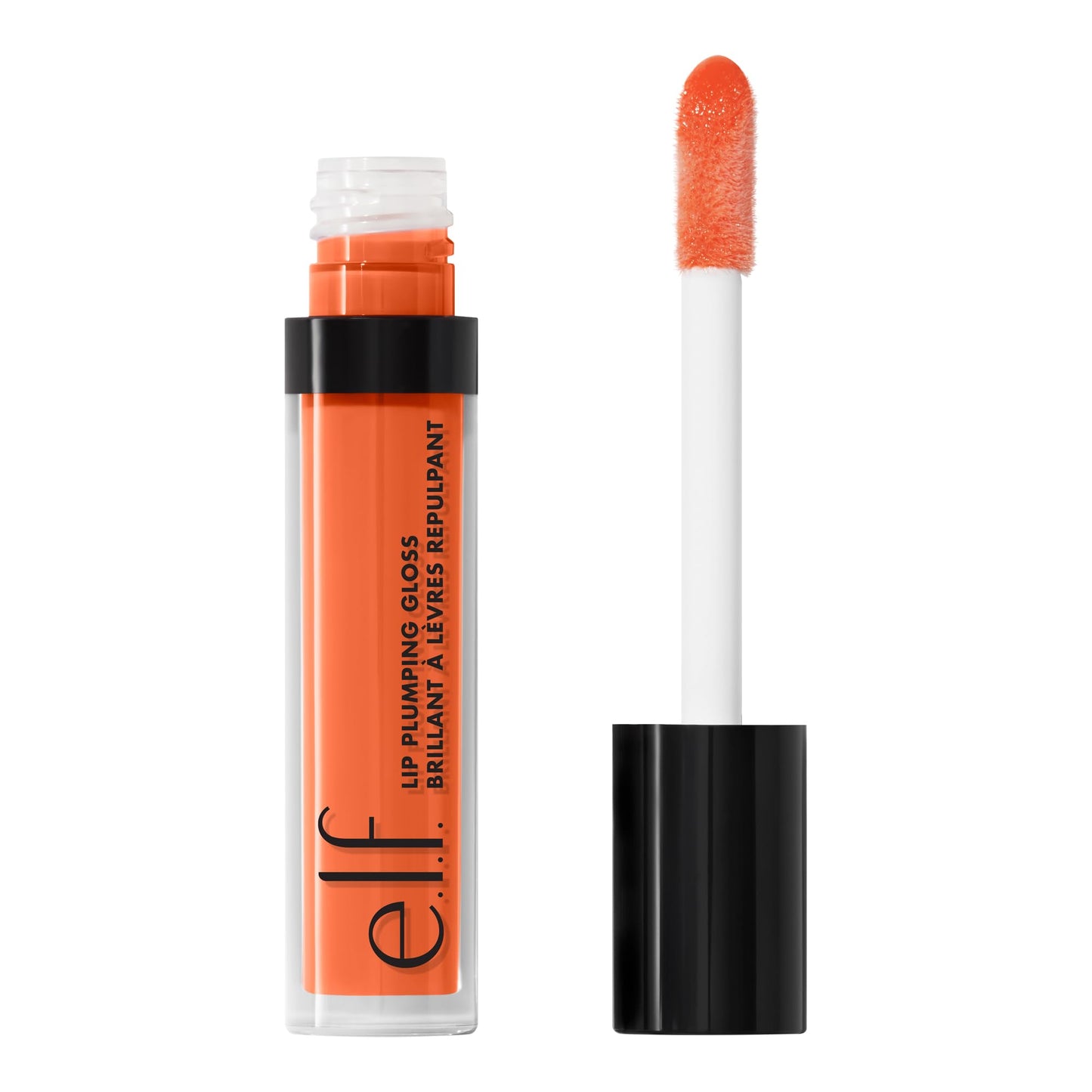 e.l.f. Lip Plumping Gloss, High-Shine Sheer Color, Hydrates & Creates Fuller Lips With Vitamin E, Vegan & Cruelty-Free, Bahama Mama, 0.1 Fl Oz (Pack