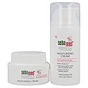 SEBAMED Moisturizing Face Cream 2.6 Fluid Ounces (75mL) and Moisturizing Face Cream with Pump 3.4 Fluid Ounces (100mL) Vitamin E pH 5.5 Dermatologist