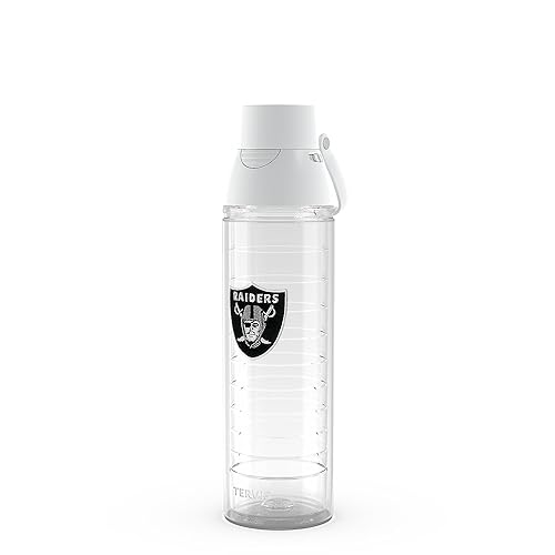 Tervis Venture Lite NFL® Las Vegas Raiders - Embroidered Emblem Made in USA Double Walled Insulated Tumbler Travel Cup Keeps Drinks Cold & Hot, 24oz