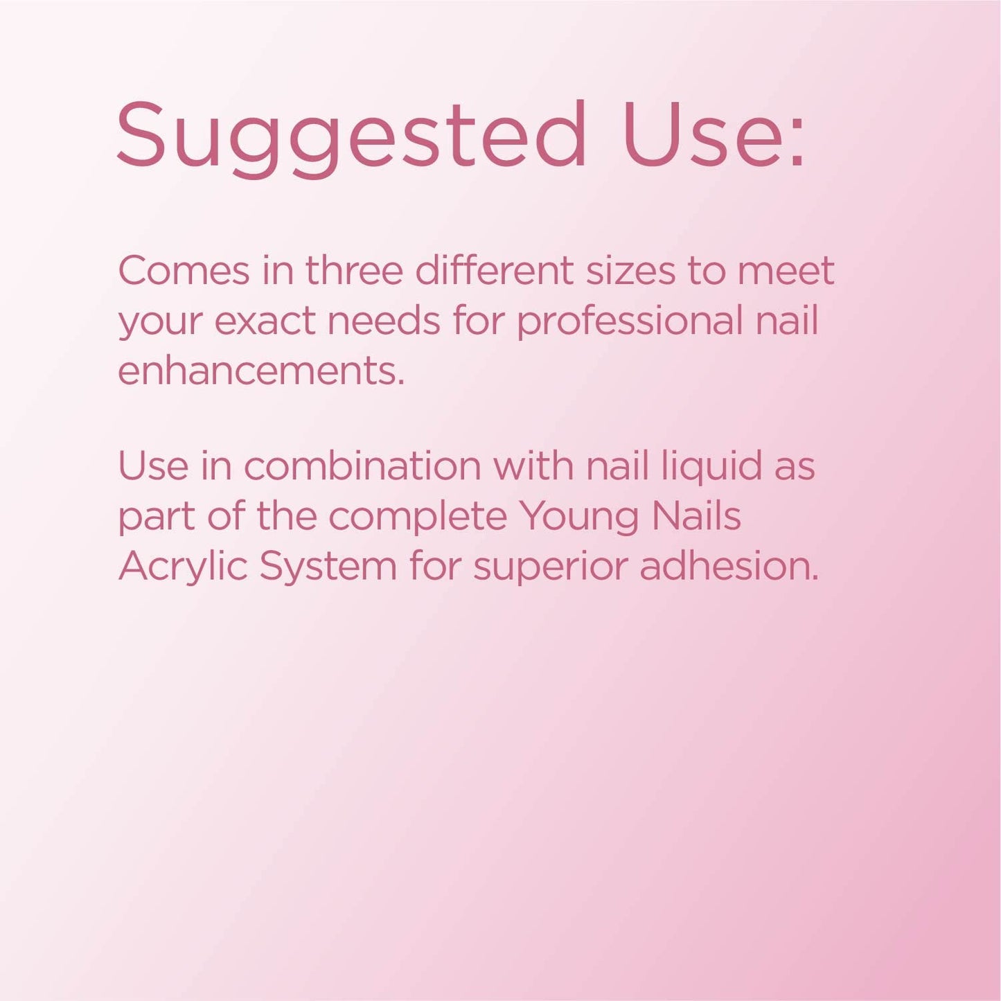 Young Nails Acrylic Cover Powder - Self-Leveling Acrylic Nail Powder, Clear Nude Pink White Acrylic Powder for Nail Extenstion, Professional Grade Beauty & Personal Care Young Nails