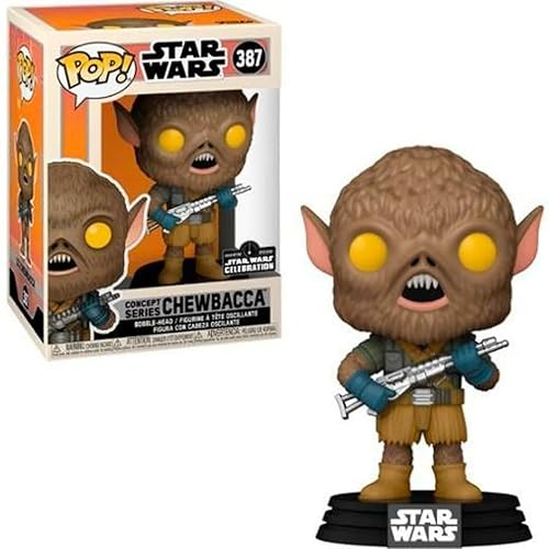 Funko Pop! #387 Star Wars Chewbacca Concept Series Galactic Convention Exclusive Edition 49372