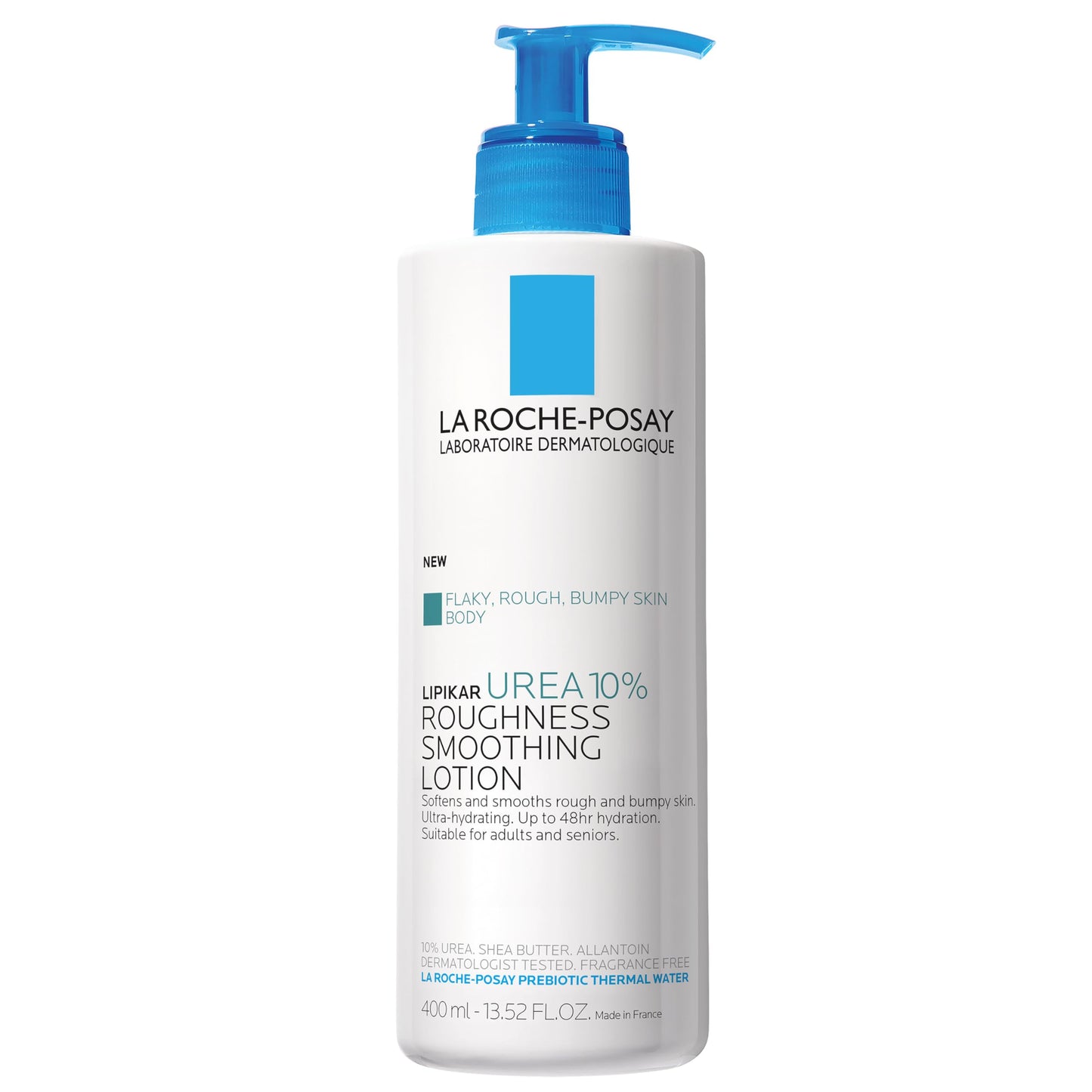 La Roche-Posay Lipikar Urea 10% Roughness Smoothing Lotion, Body Lotion For Dry Skin With 10% Urea + Shea Butter + Allantoin, Rough And Bumpy Skin Beauty and Personal Care La Roche-Posay Default Title