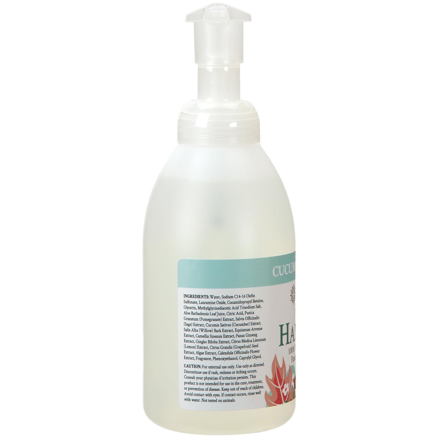 Ginger Lily Farms Botanicals All-Purpose Foaming Hand Soap Refill, 100% Vegan & Cruelty-Free, Cucumber Mint Bliss Scent, 20 Fl Oz (Pack of 1)