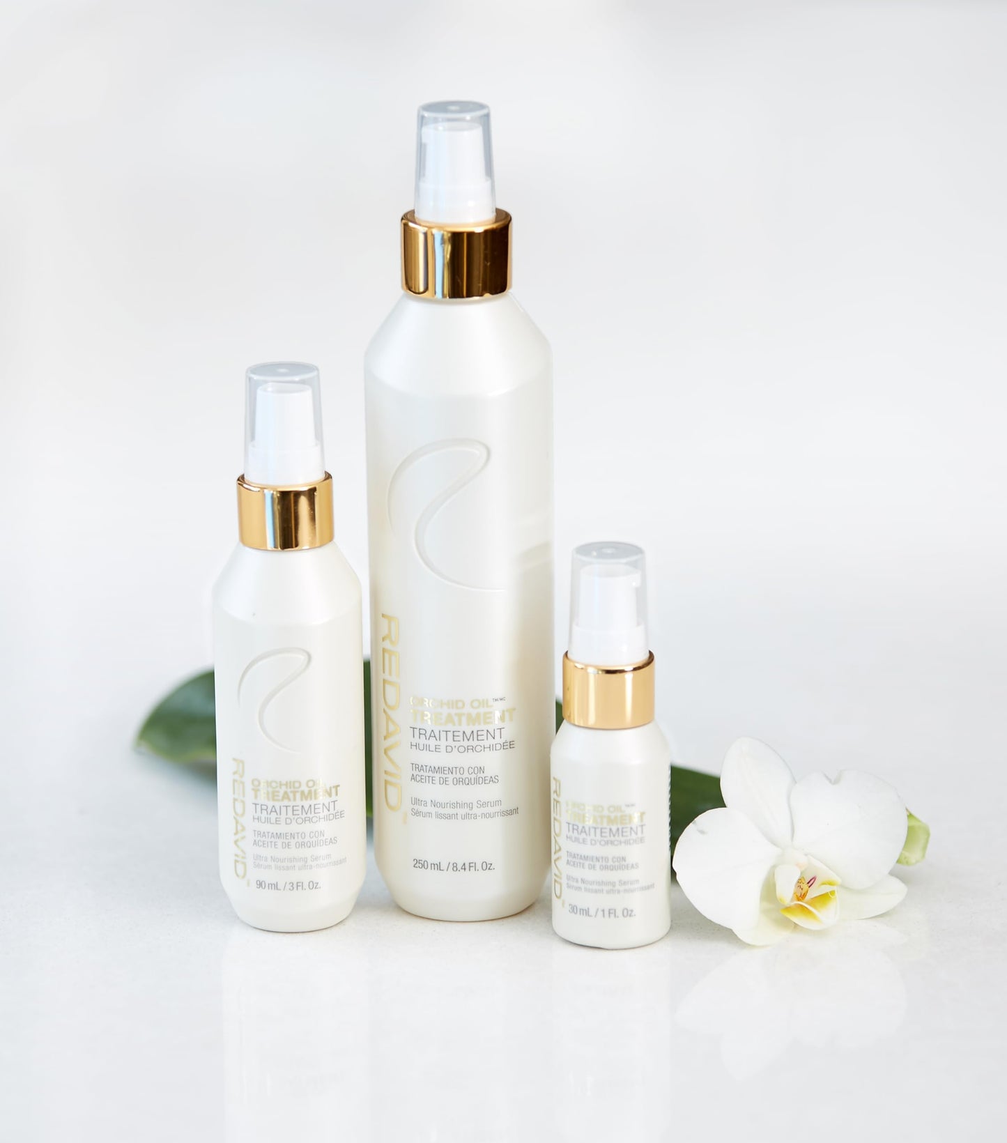 Redavid Orchid Oil Ultra Nourishing Treatment - Luxury Hair Oil made from Cymbidium Orchids for Damaged, Curly Hair - Clinically Strengthens, Adds