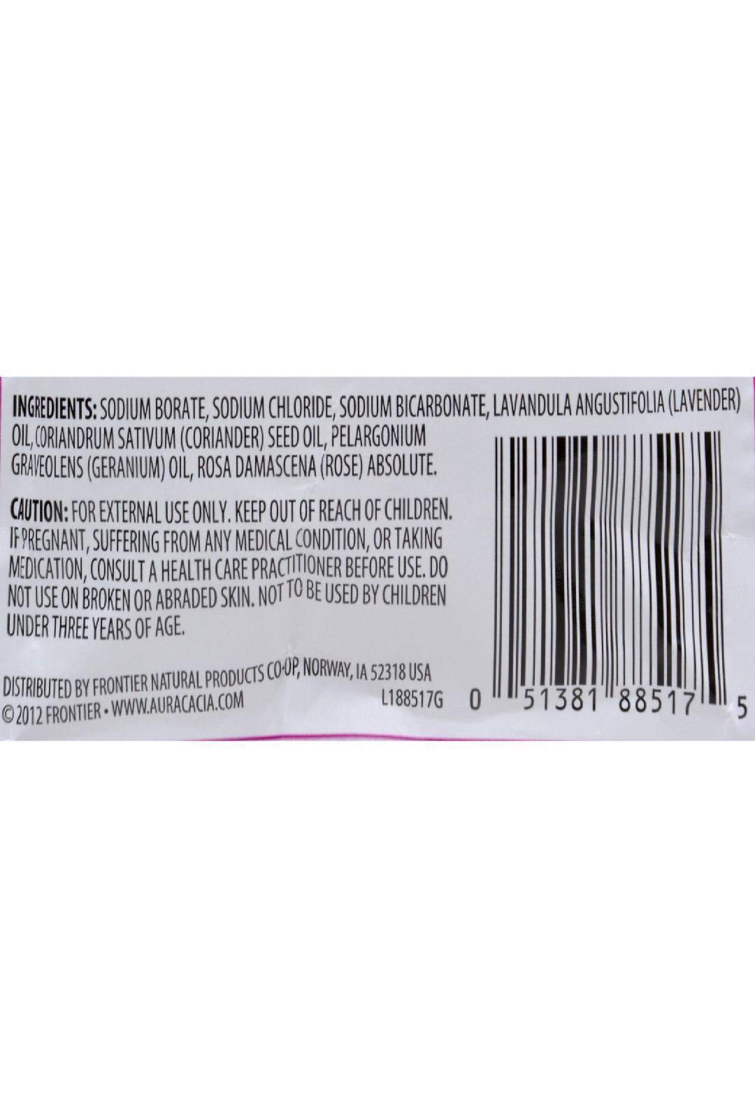 Aura Cacia Heart Song Aromatherapy Mineral Bath Salt, 2.5 Ounce - 6 per case. Beauty and Personal Care Aura Cacia